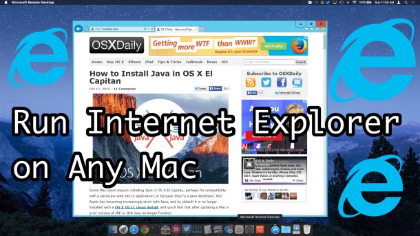 internet explorer for mac online